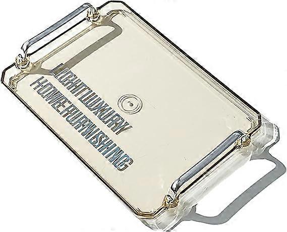 Light luxury INS style rectangular tray, tray with handle, cheese tray, coffee, tea fruit tray, dinner plate