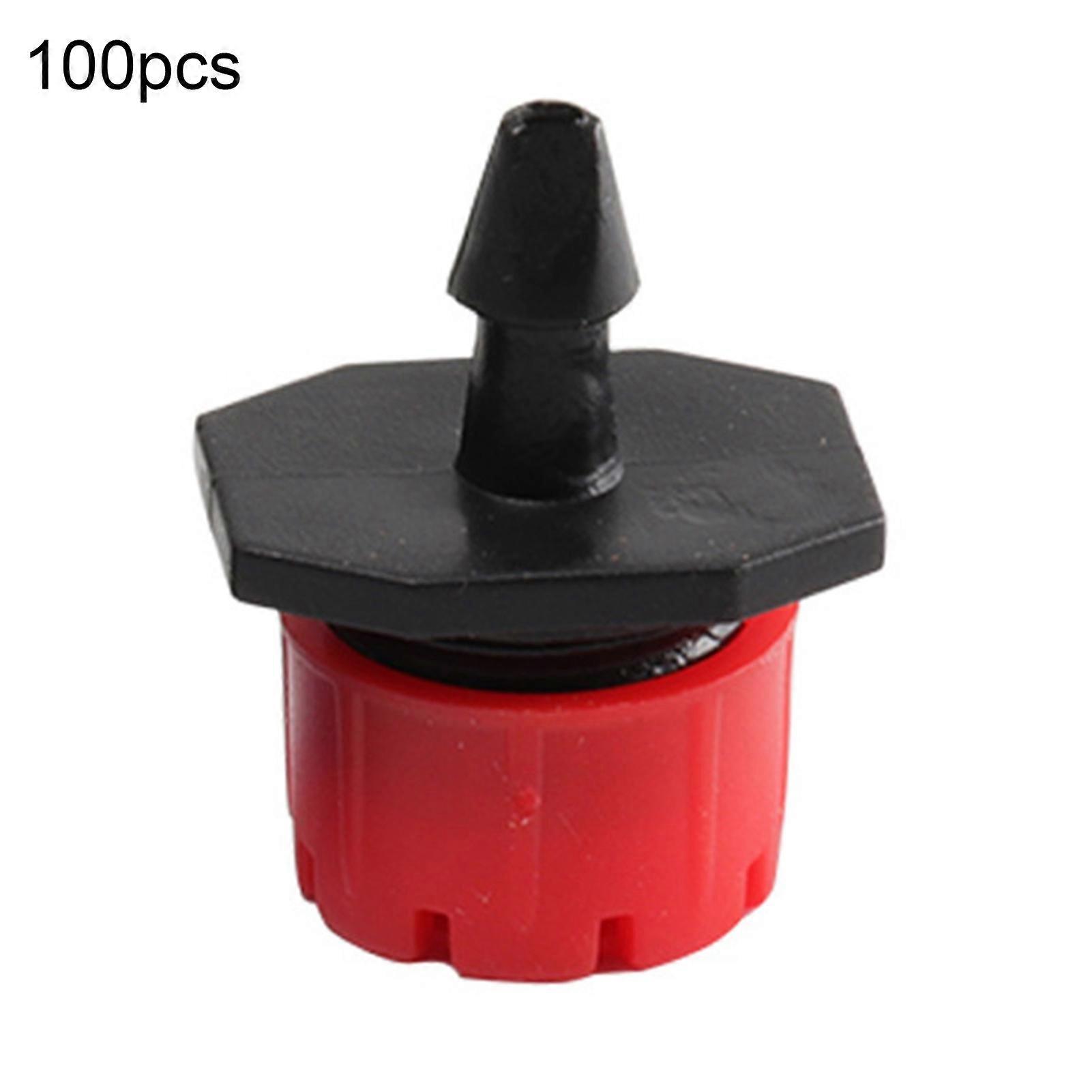 100Pcs Irrigation Drippers Adjustable Sturdy Construction Plastic Universal Micro Drippers Emitters Watering System for Home JIKAIX