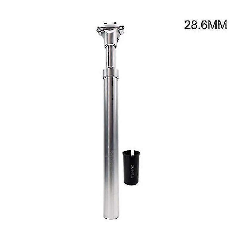 Amortyzowana sztyca z amortyzatorem Zoom Rura podsiodłowa tłumiąca Mtb ze stopu aluminium-28,6 mm-srebrna