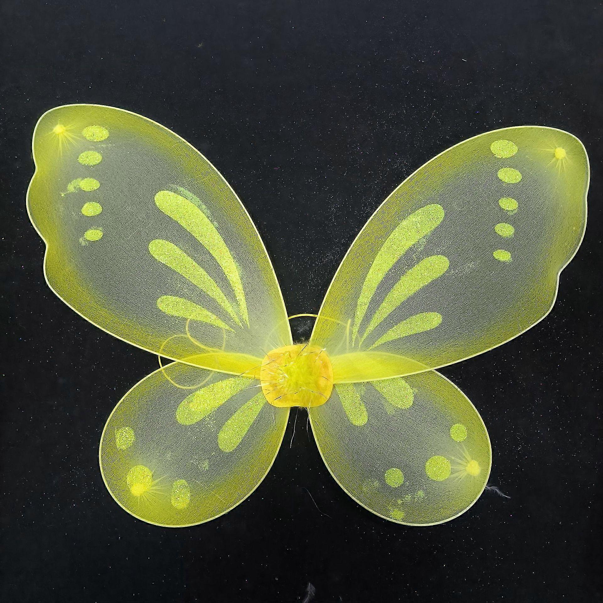 Costume Toddler Girl Dress Up Butterfly Wings With Bungee Cord 5 Colors