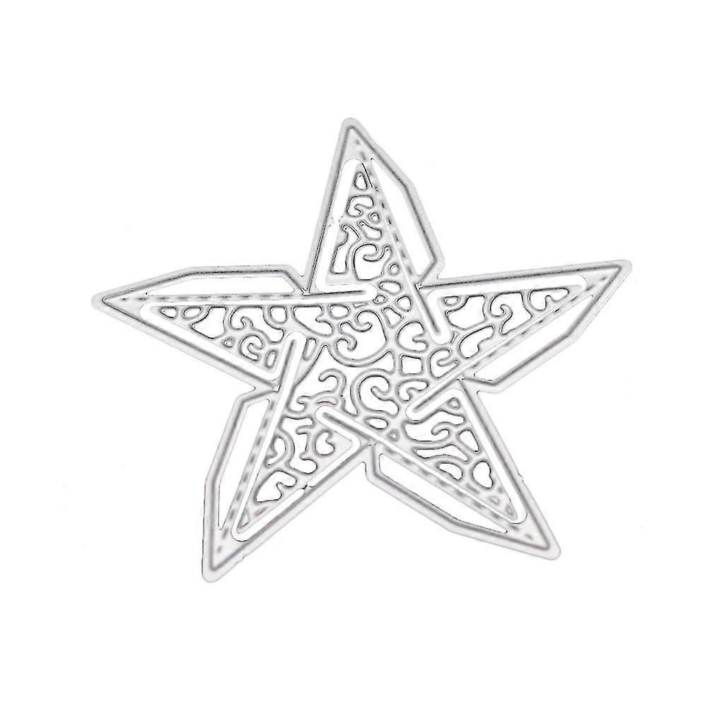 Five Star Cutting Dies Stencil Scrapbooking Paper Card Embossing Craft Diy Tool