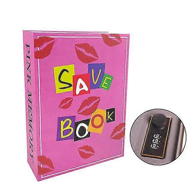 Book Safes Key / Password Lock Large Size Secret Book Hidden Security Safe Box Simulation Classic Book Style