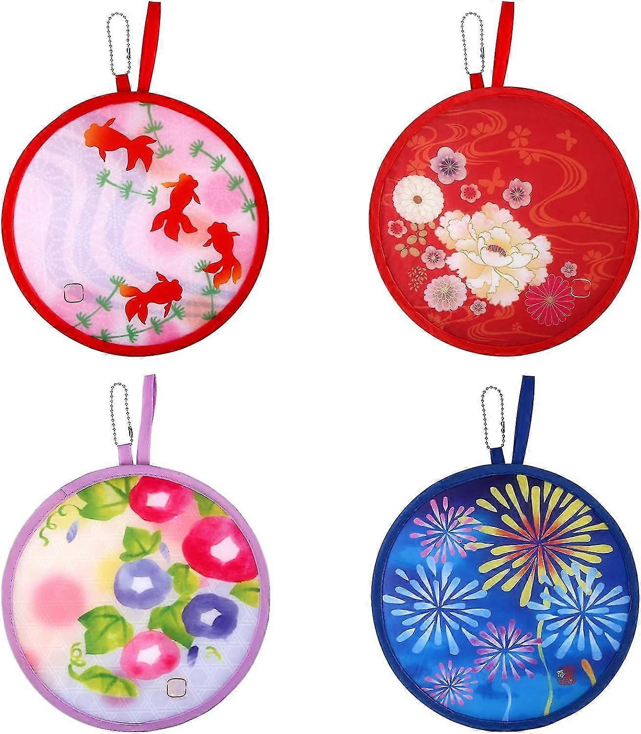 Folding Round Hand Fans For Women