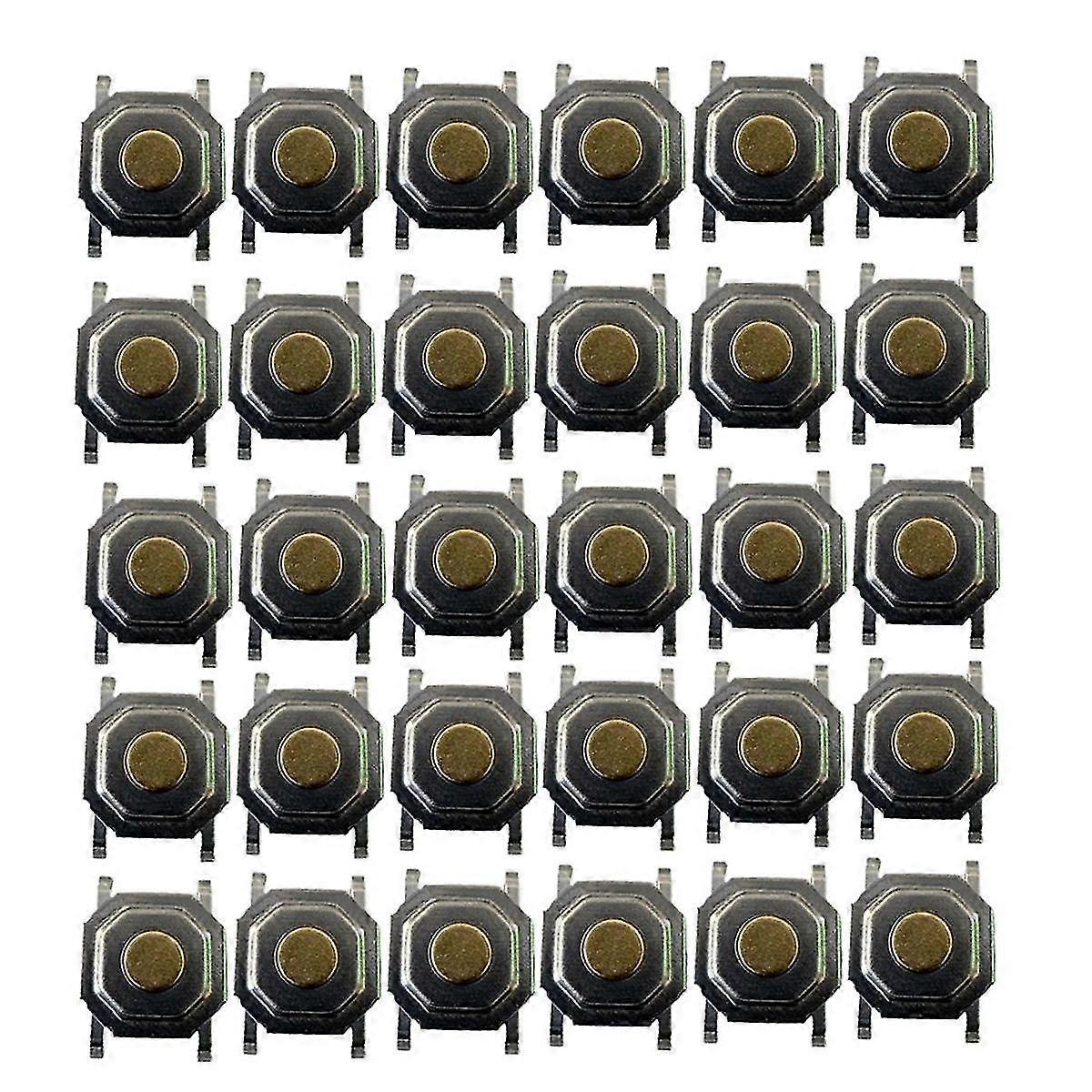 30pcs Button Switch For Seteam Button Tactile Tact Push Button Micro-switch Repair Accessories