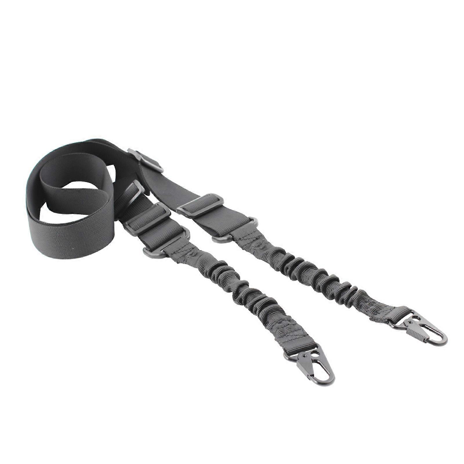  Utility Traditional Sling with Hook Adjustable Strong Elastic Two Point Sling