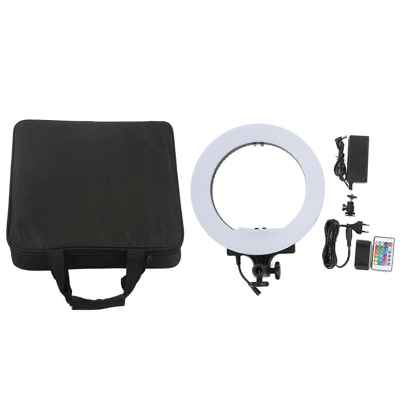 12in RGB LED Ring Light 28005600K APP Remote Control 0360 Degree for Live Streaming EU Plug 100240V 60W