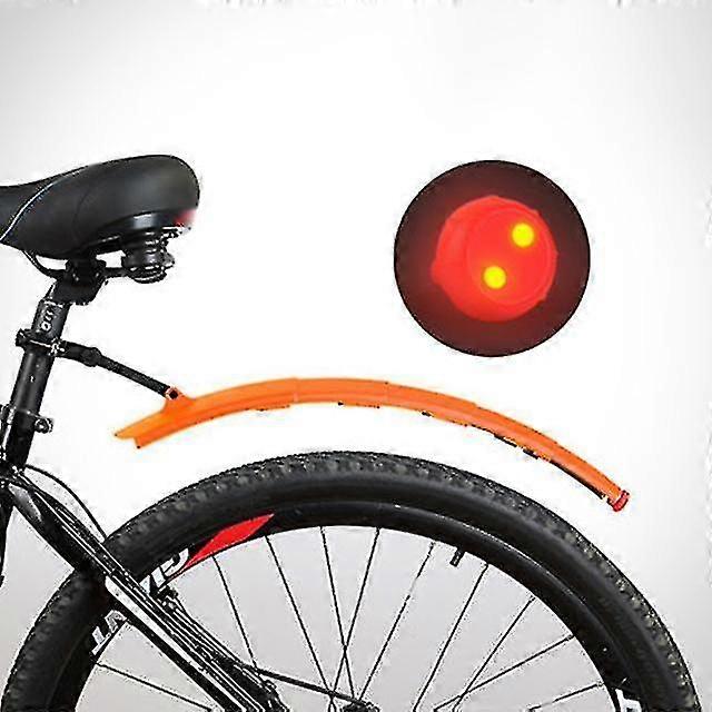 bike adjustable rear folding taillight quick mudguards fenders
