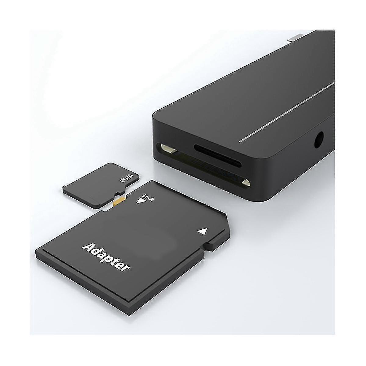 Doppia docking station Type-C per Surface Pro X / Pro8 con porta di rete Pratico hub USB portatile