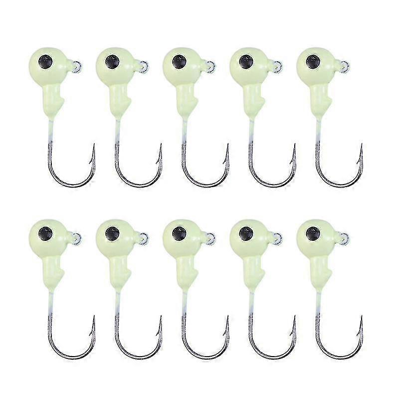 30 stk lysende fiskekroker fiske agn kroker fiskeutstyr for fiske - 5g
