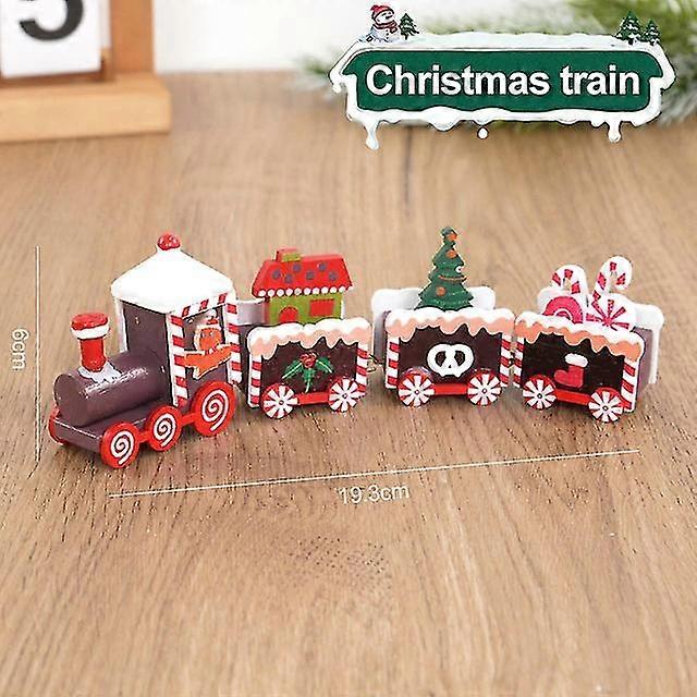 قطار عيد الميلاد الخشبي زينة عيد ميلاد سعيد للمنزل 2023 زخرفة شجرة عيد الميلاد Navidad Noel Ki