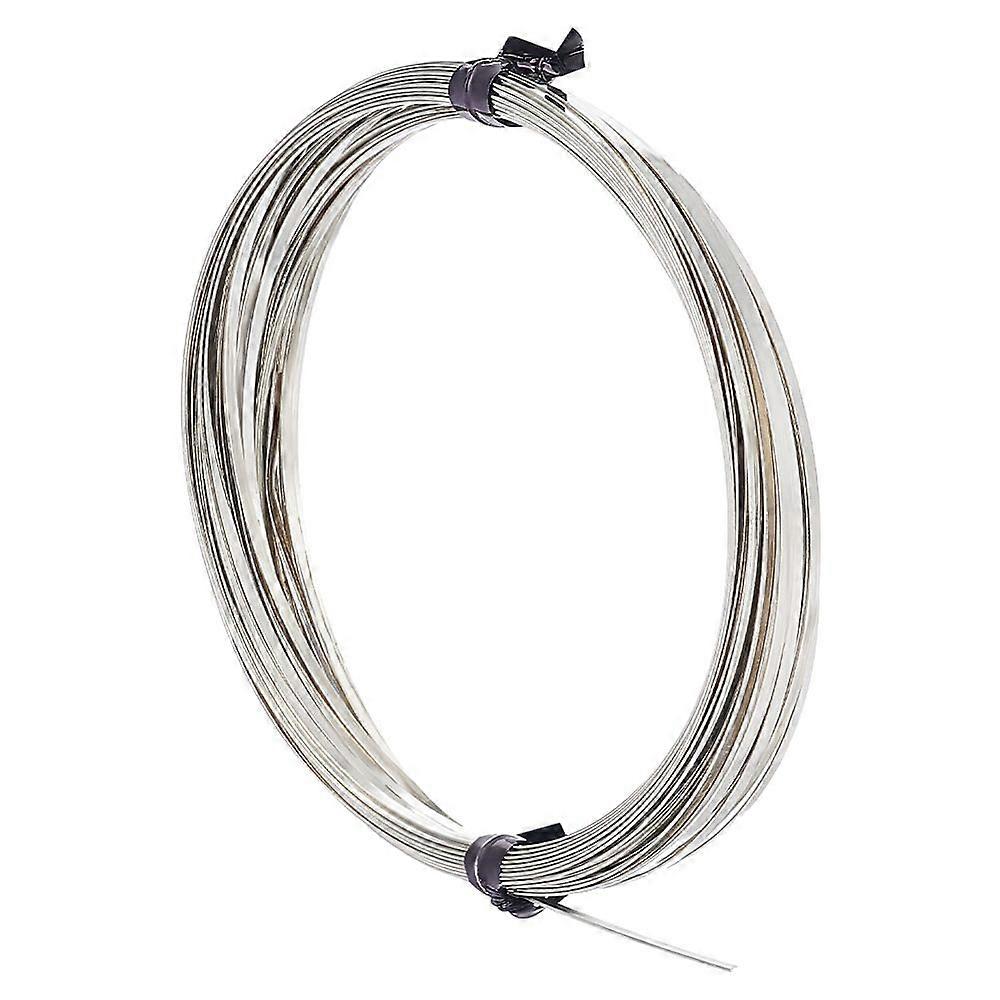 Copper Craft Wire Flat Platinum 1x0.25mm about 9.84 Feet(3m)/Bundle