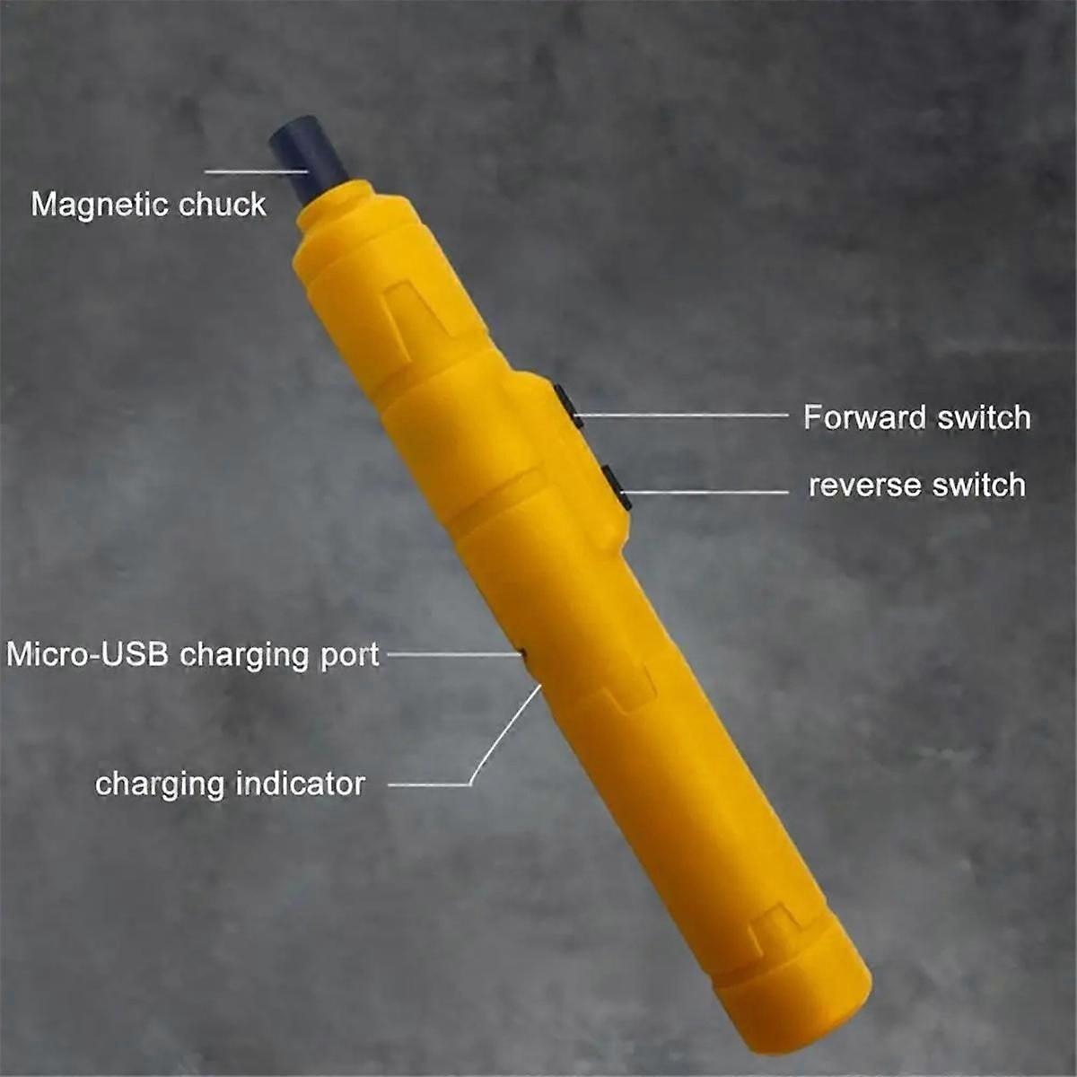 Electric Screwdriver Cordless Stick Screwdriver Battery Operated 3.6V Screwdriver Rechargeable Scre
