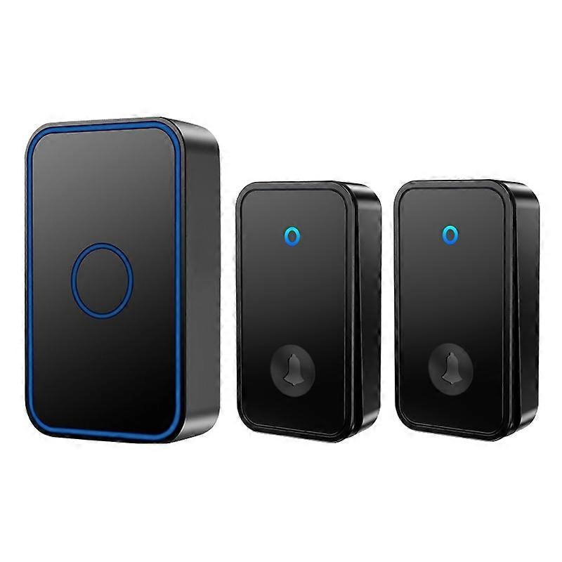 Type C CACAZI FA78 Ensemble d’haltères sans fil auto-générateurs avec 2 émetteurs/récepteurs Smart Home
