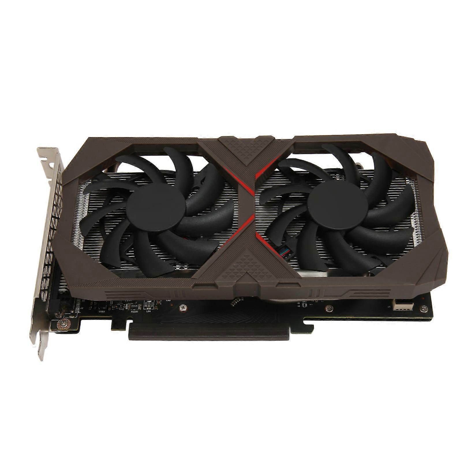 GTX1660 6G GDDR6 192-bit graphics card with dual fans support, DP DVI HD multimedia interface, 3D API gaming graphics card