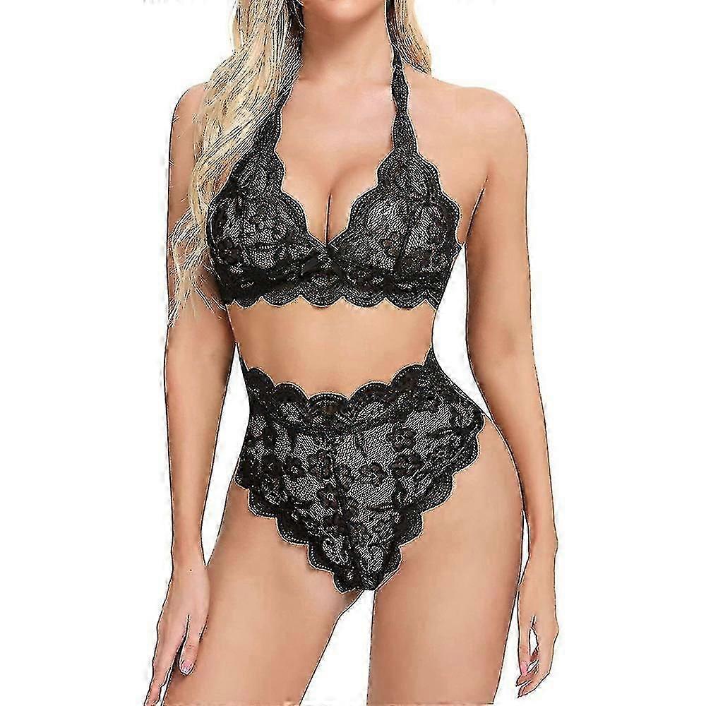 Női csipke fehérnemű szett melltartó derék bugyi szexi fehérnemű