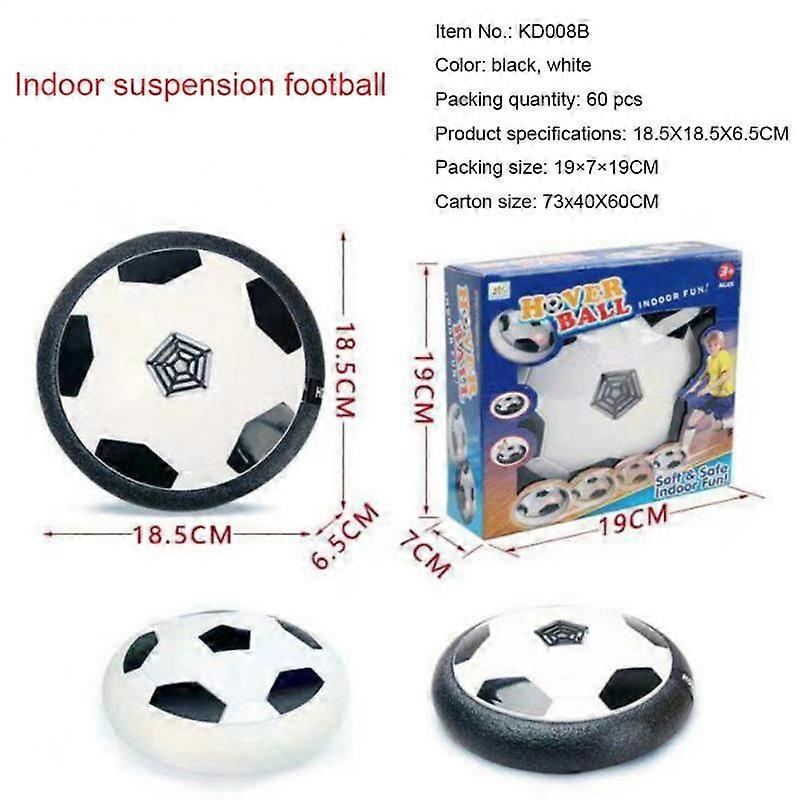 Beijiyキッズ浮遊サッカーボールエアクッションフローティングプラスチックサッカーLEDライト付き滑空玩具サッカー玩具キッズギフト