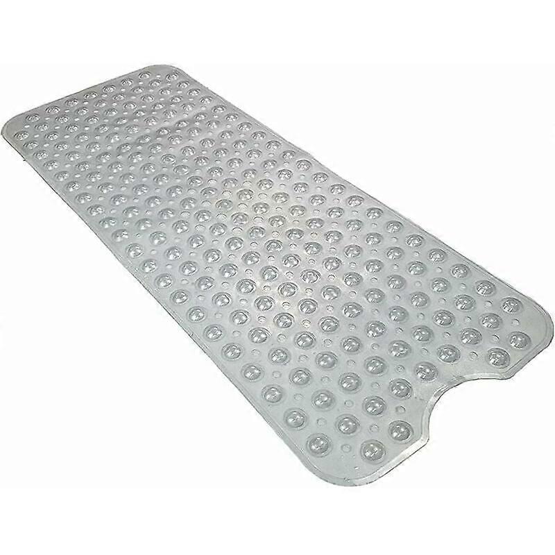 Extra long, antibacterial, hypoallergenic shower mat, machine washable