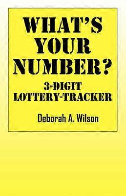 What's Your Number 3 Digit Lottery Tracker
