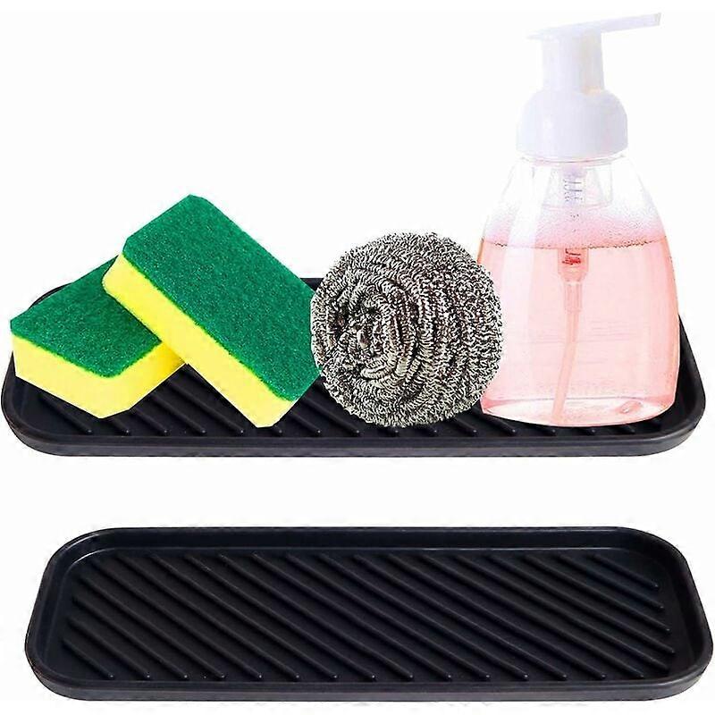 Silicone Sponge Holder, Sink Organizer, Soap Holder, Kitchen Organization