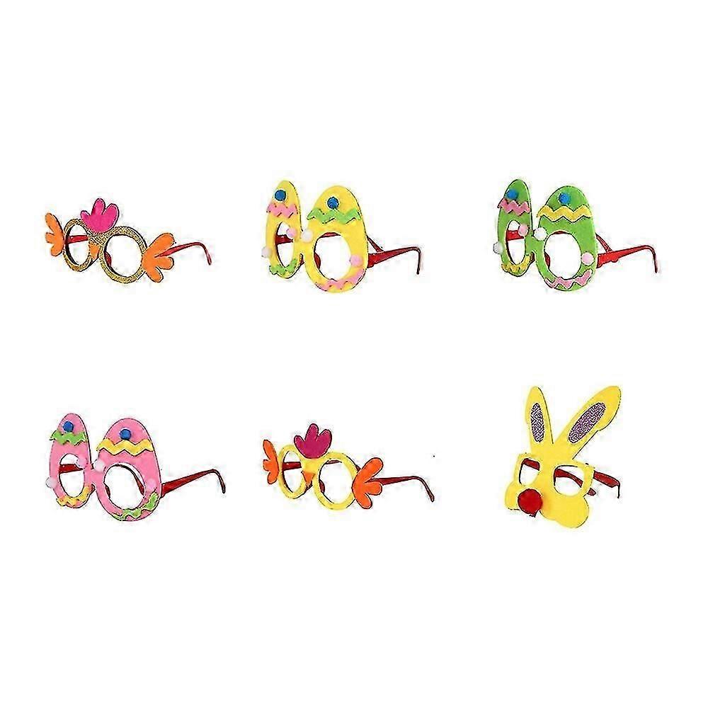 6 Easter Egg Bunny Chick Glasses For Prom And Party Decor
