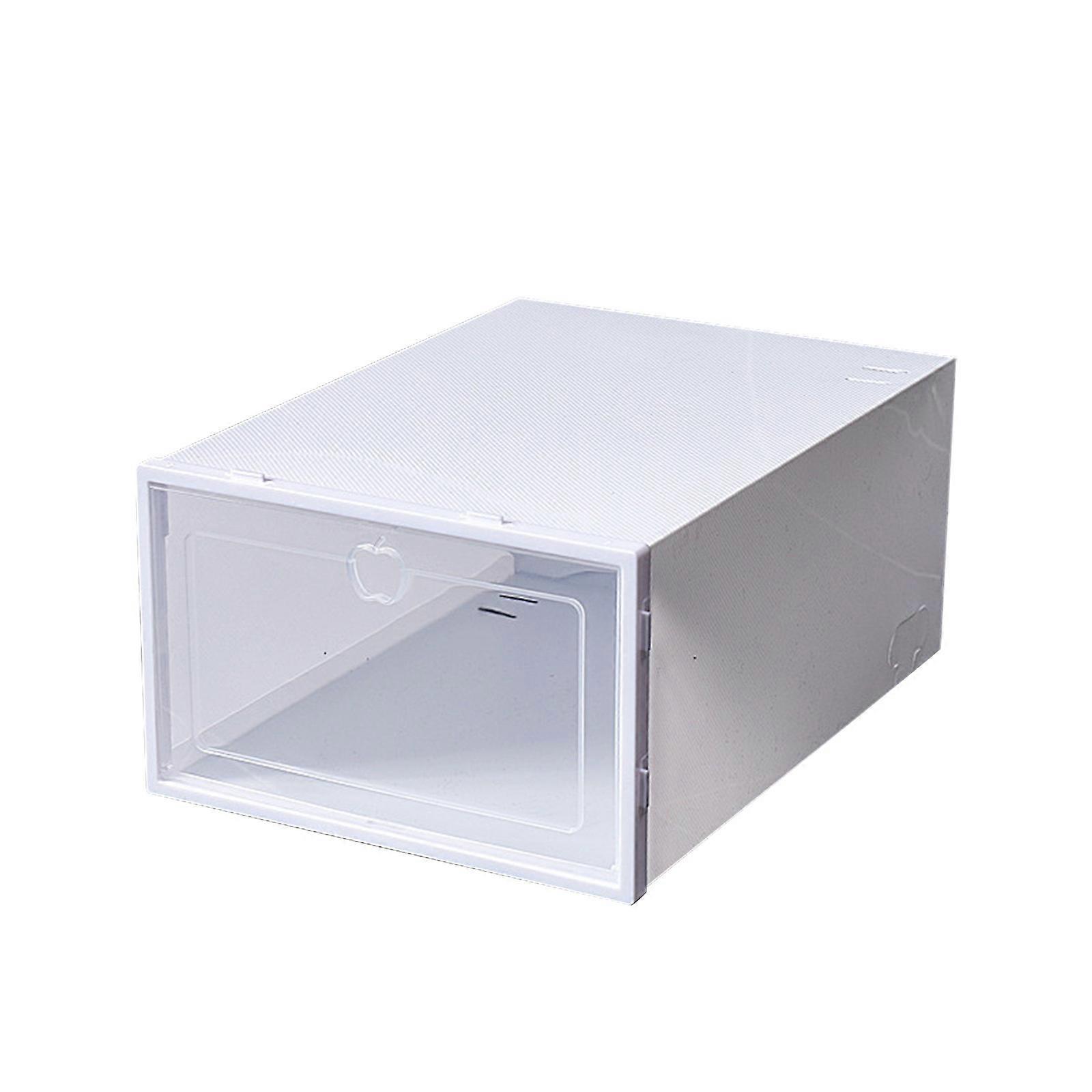 Folding Storage Thickened Transparent Shoe Box Drawer Type Combination Shoe Storage Box Plastic Shoe Box, Women Style