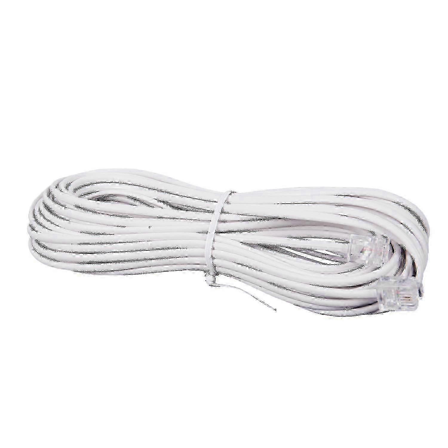 1pcs 10m Rj11 Teleph Connector Extens Cable