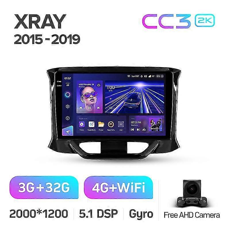 Cc3 2k For Lada Xray X Ray 2015 - 2019 Car Radio Multimedia Video Player Navigation Stereo Gps Android 10 No 2din 2 Din Dvd