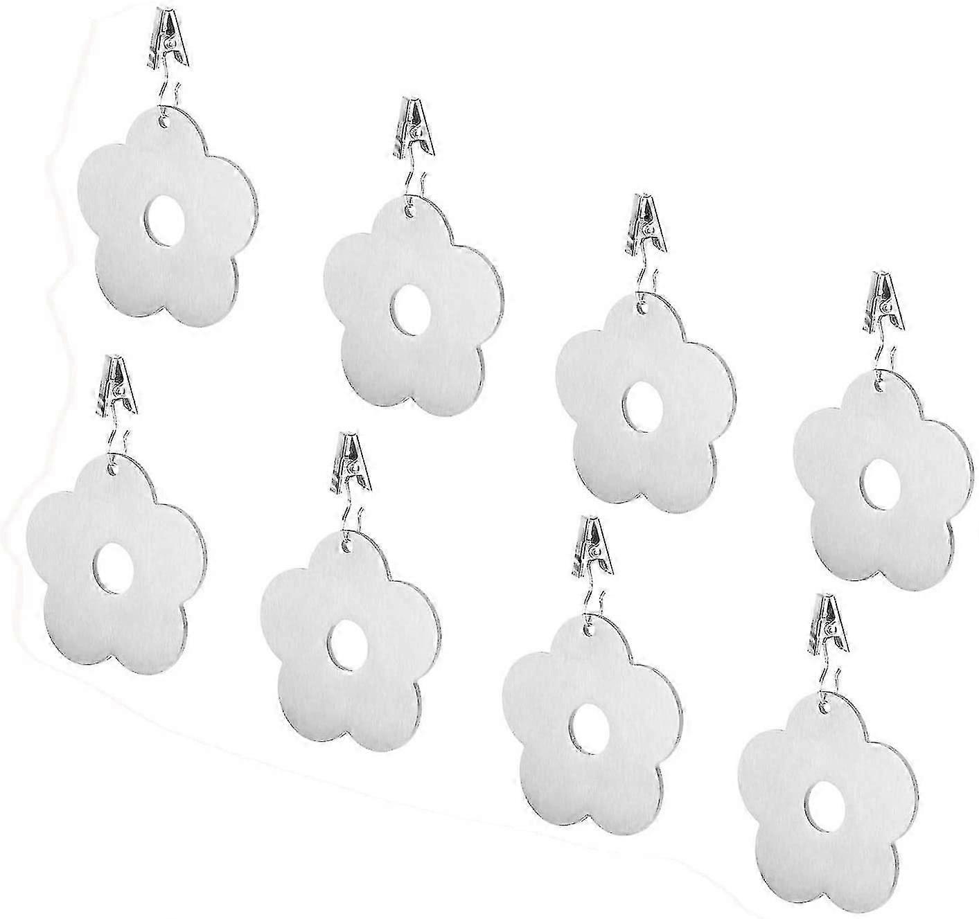 8 Sets Tablecloth Weights, Stainless Steel Tablecloth Clips, Tablecloth Clip