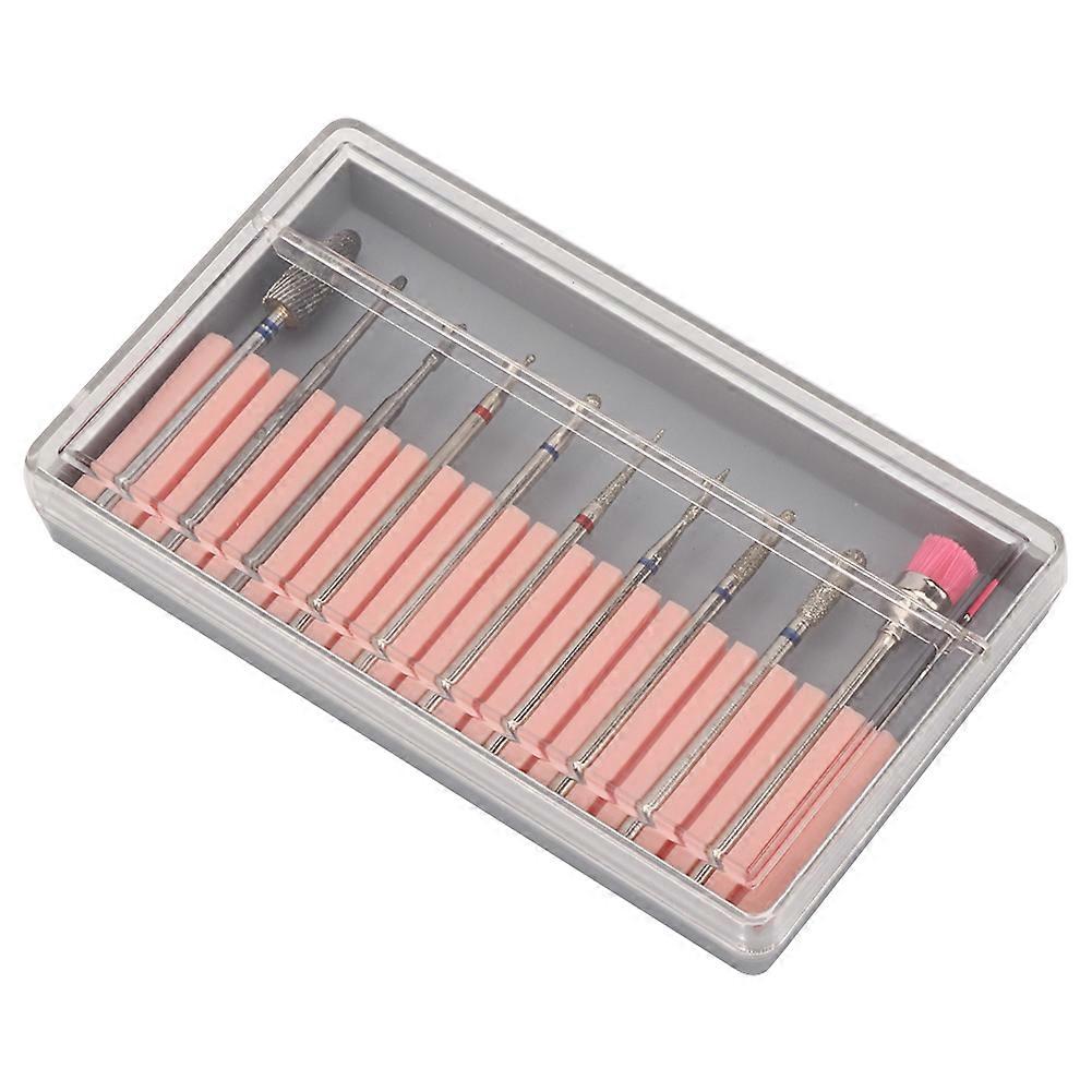 Nail Drill Bits Kit for Manicure and Pedicure Polishing Machines