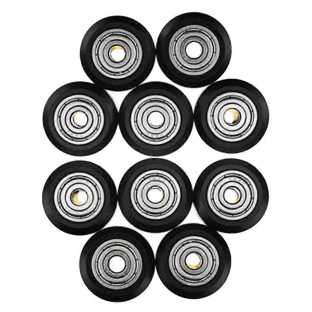 5 Pairs POM Material Big Pulley Round Universal Fit for V-type 3D Printer