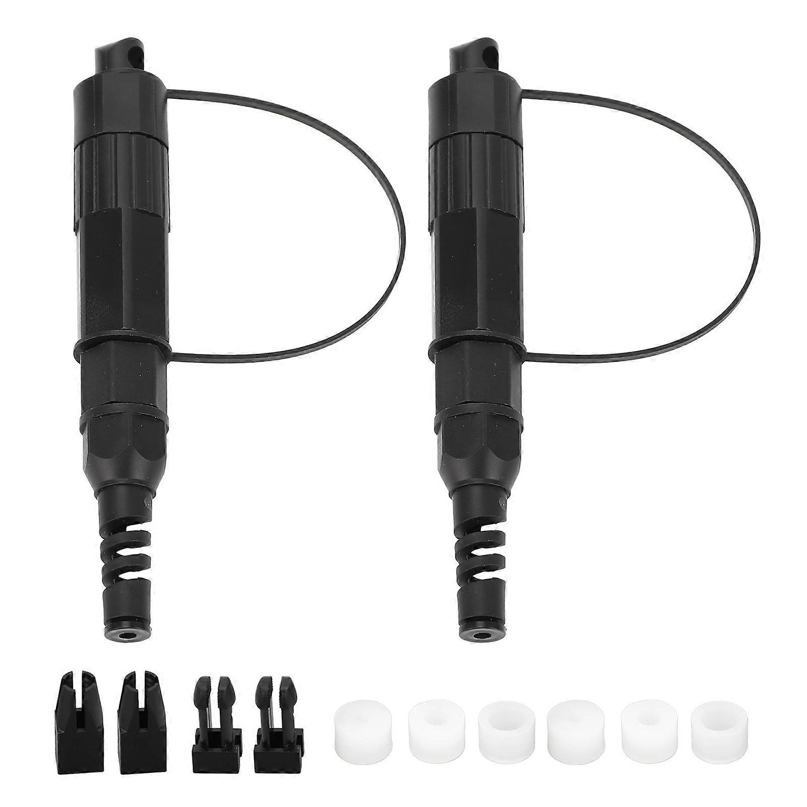 2 Set Optical Fiber Connector SC Cable Quick Connect IP68 Water Proof for NTSC2310 System