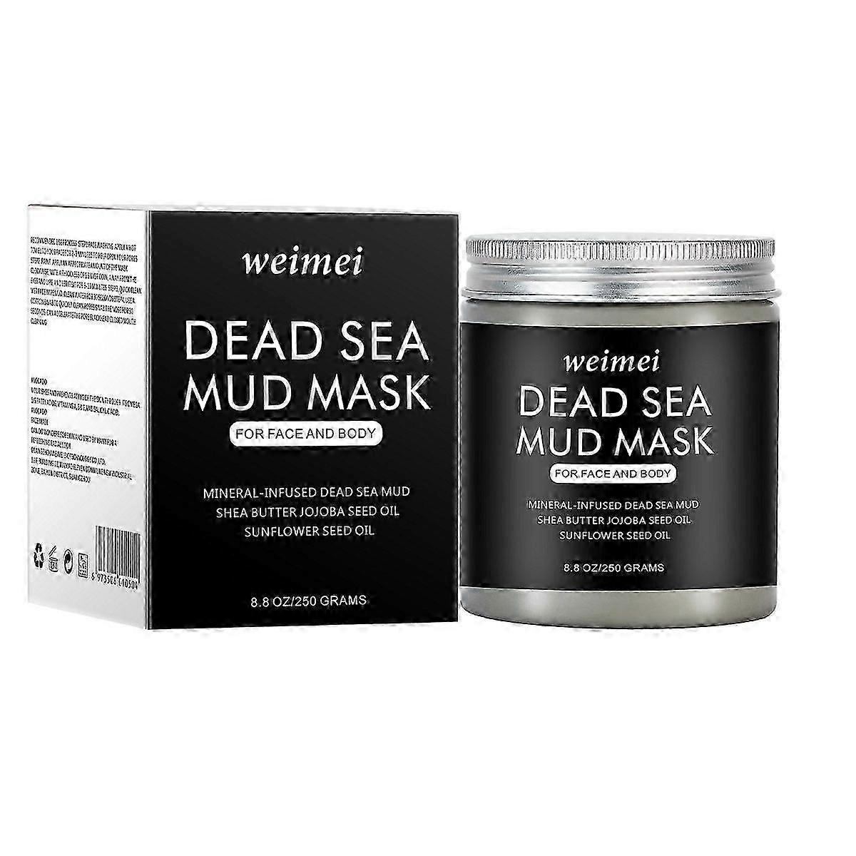 Dead Sea Mud Mask for Face and Body, Deep Cleansing Face Mask for Acne, Pore Minimizer, Natural Skincare for Women & Men