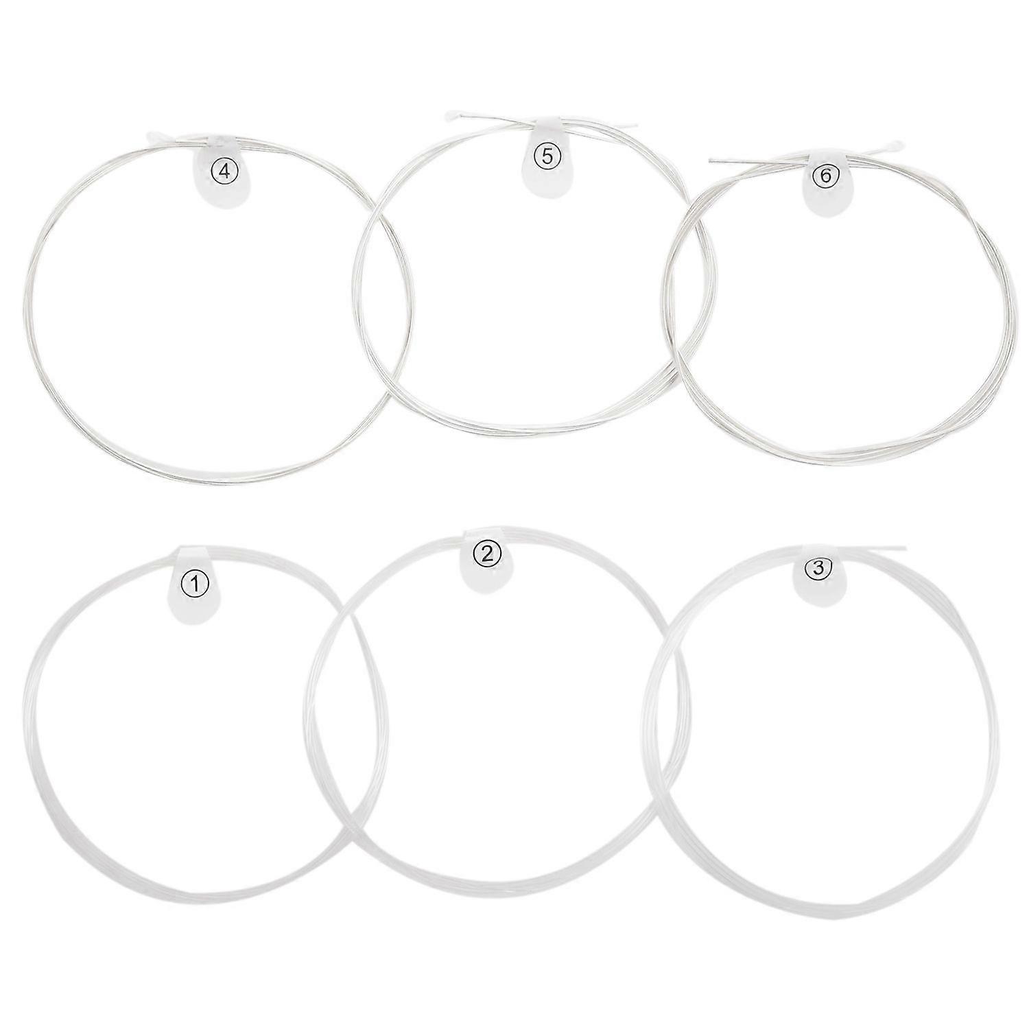 -70 Classical Guitar Strings Nylon Core Silver Plated Copper Wound High Tension
