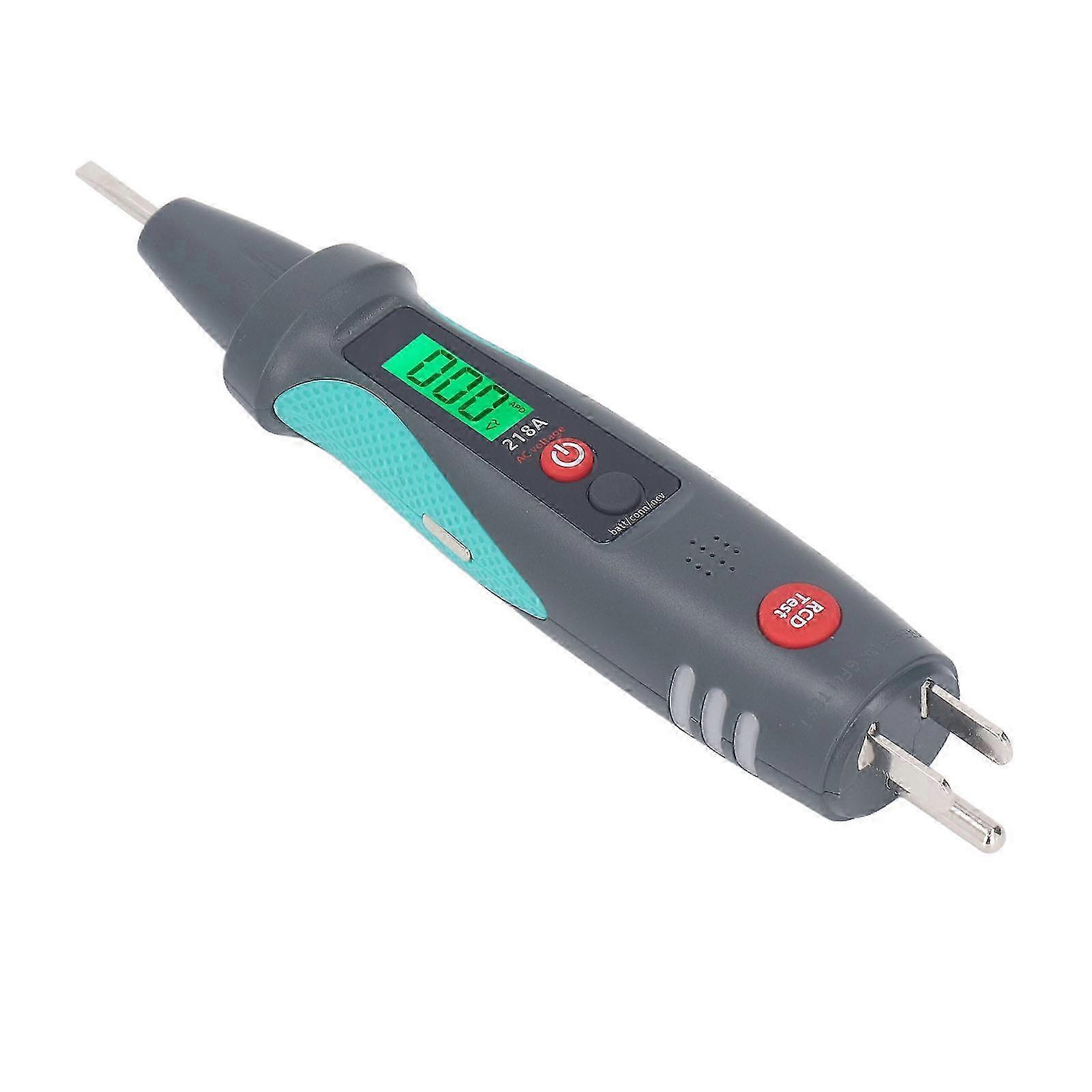 LCD Socket Tester with Non-Contact Voltage Detector, Flashlight & AC 12-300V Outlet Test