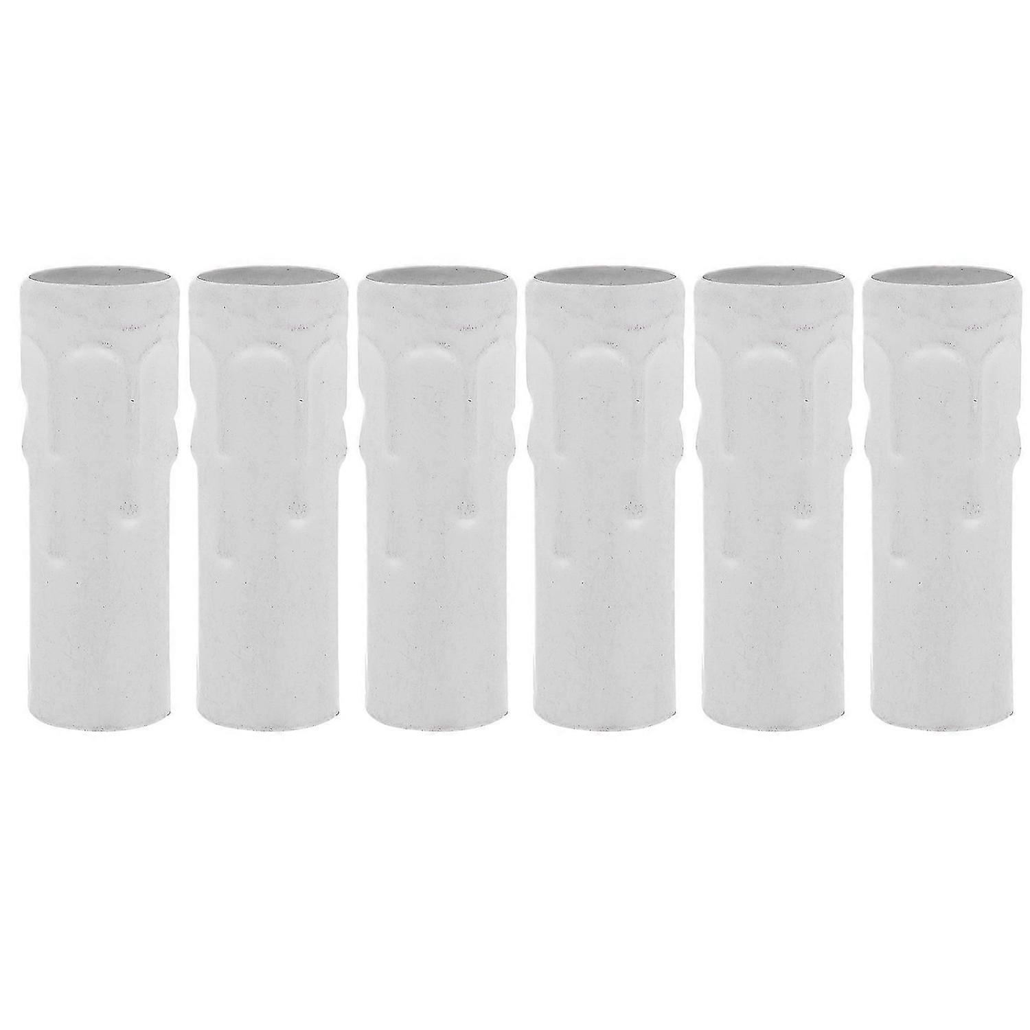 6pcs Chandelier Candle Sleeves E14 Candle Socket Covers Candelabra Base Covers Supply