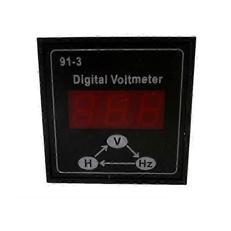 91-3 Digital Voltmeter for Gasoline Generator Accessories 220V 380V Single Phase 3 Phase Voltage Meter Home Tool DS