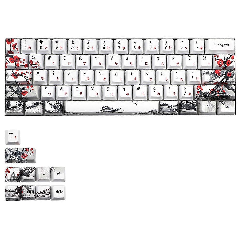 Novelty Allover Dye Subbed 71 Key Profile Keycap for GH60 RK61 ALT61 GK61 GK64 Dz60 Keycaps