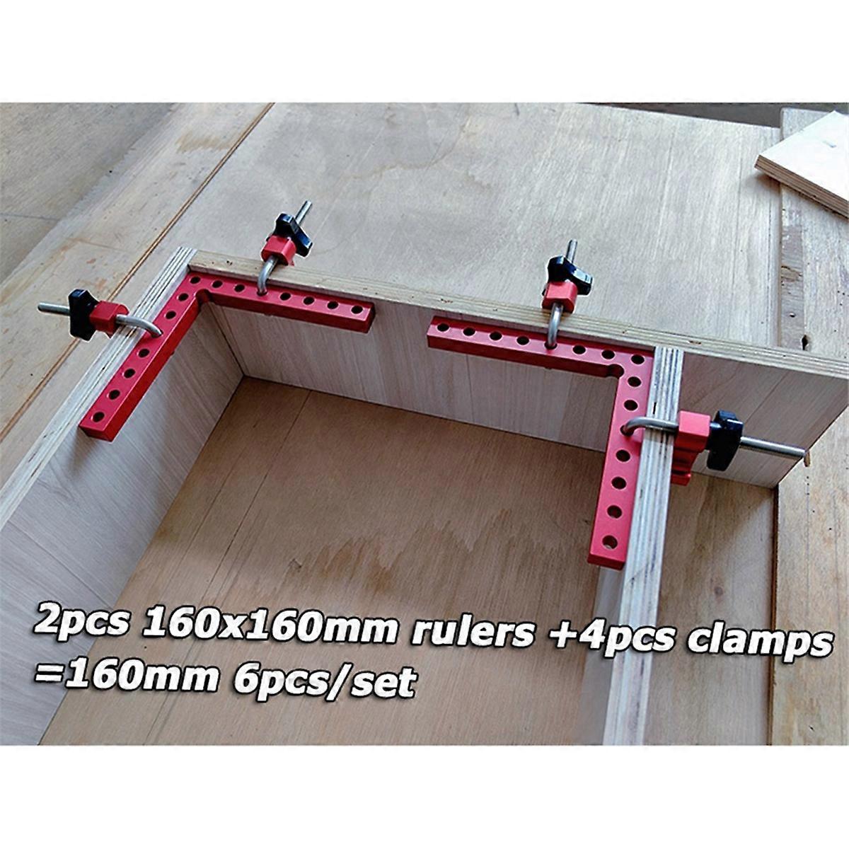 90 Degree Positioning Squares Right Angle Clamps for Woodworking Corner Clamp Carpenter Clamping Too