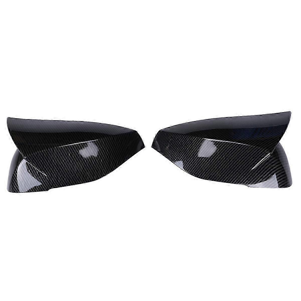 High qualityFor Q50 Q60 Q70 QX30 2014-2021 Carbon Fiber Color Rearview Mirror Cover Caps Side Door Mirror M Style Pair