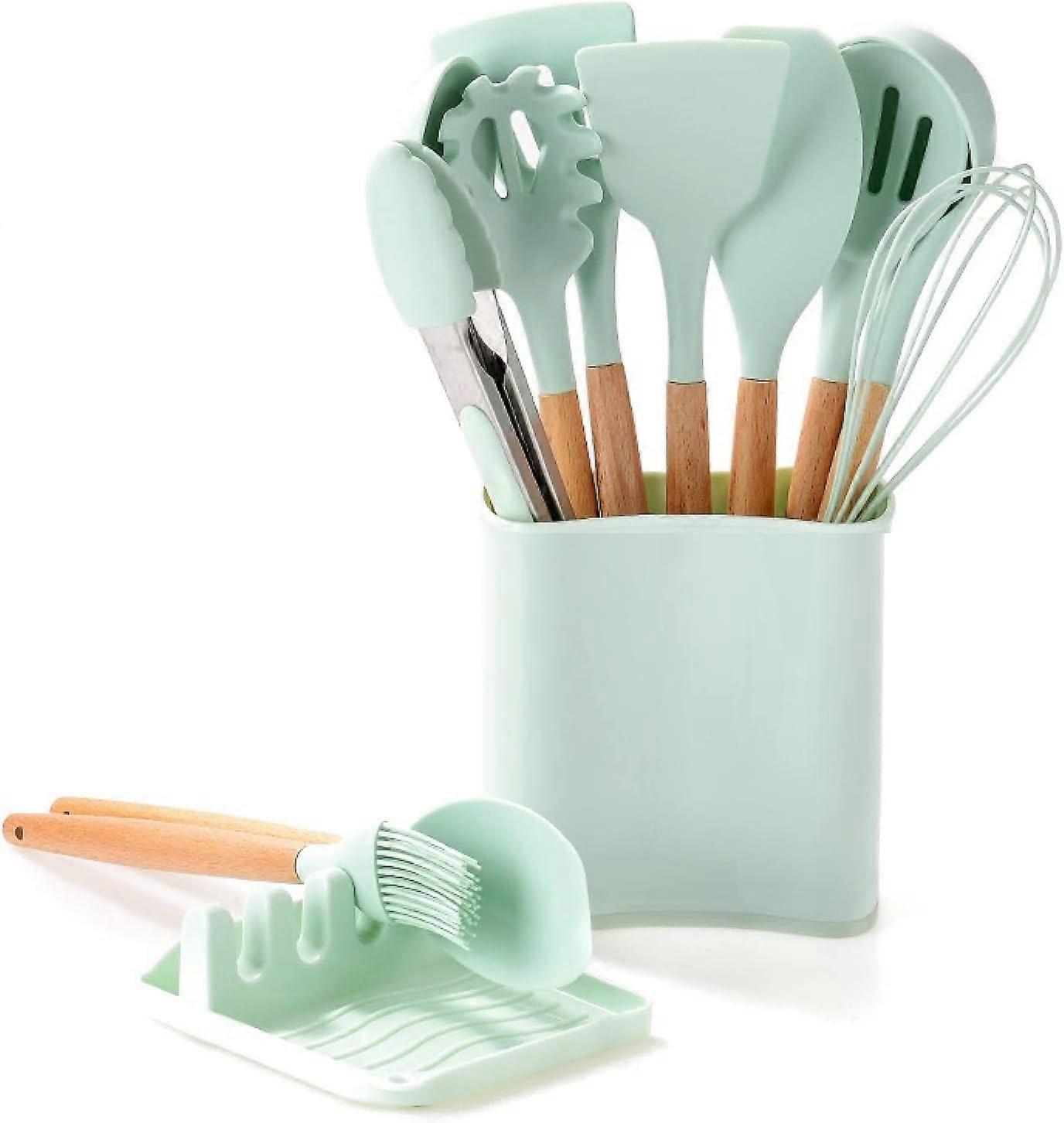 13 Pieces Multipurpose Cooking Utensil Set for Non-Stick Cookware, Baking, and Food Preparation Tools