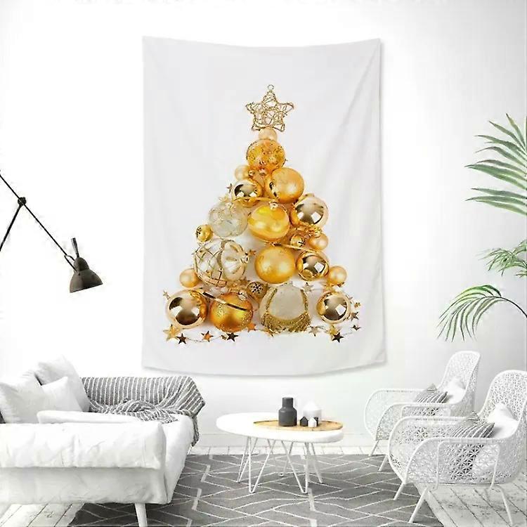 Christmas Tree Tapestry-Rectangular Peach Skin Mural 100x150cm by 5