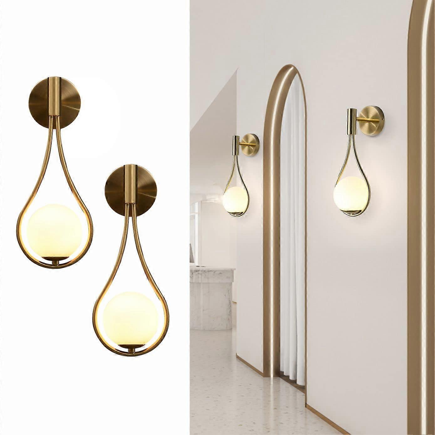 2 Set Modern Wall Sconce for Bathroom Lighting