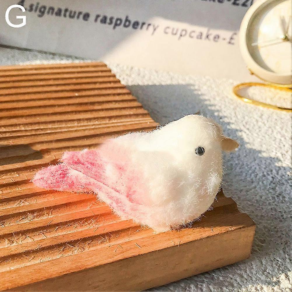 Rot (G) $Simulation Vogel Pinch Spaß Papagei Spatz Dekompression Pinch hochwertiges Vent Artefakt Plüschtier rein handgefertigt