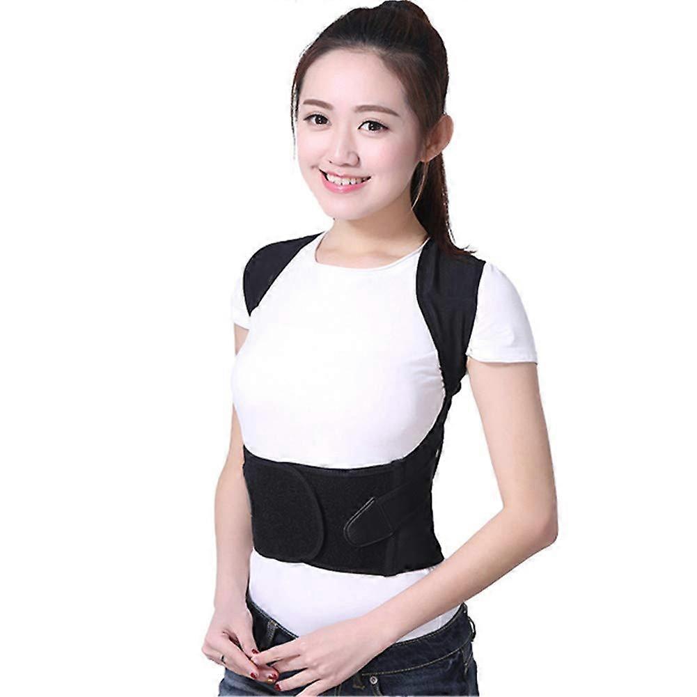 Adult Anti-Hunchback Correction Belt for Thoracic Posture Support, Gas Permeable Dynamic Design, Adjustable Size