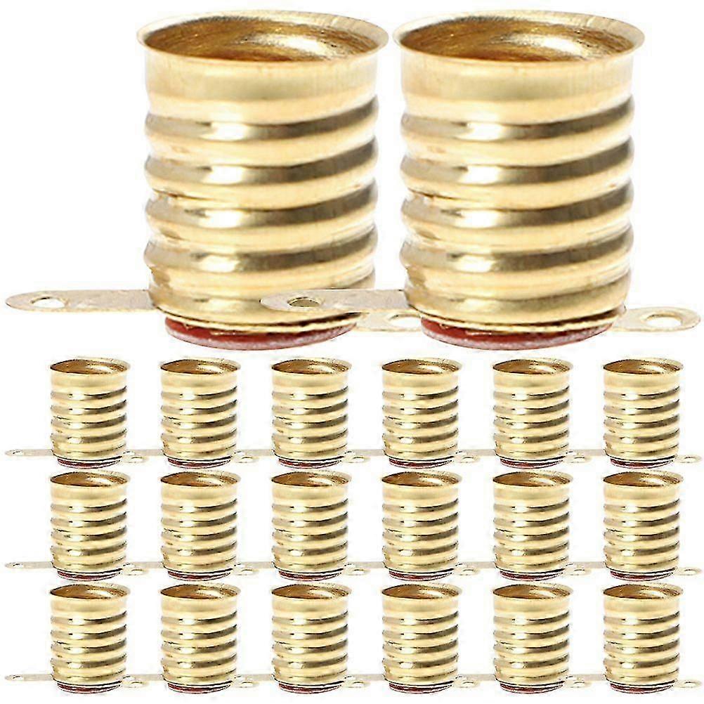 50pcs Lamp Base E10 Lamp Socket Mini Led Bulb Socket compatible  Electrical Test Diy_Featured Gift