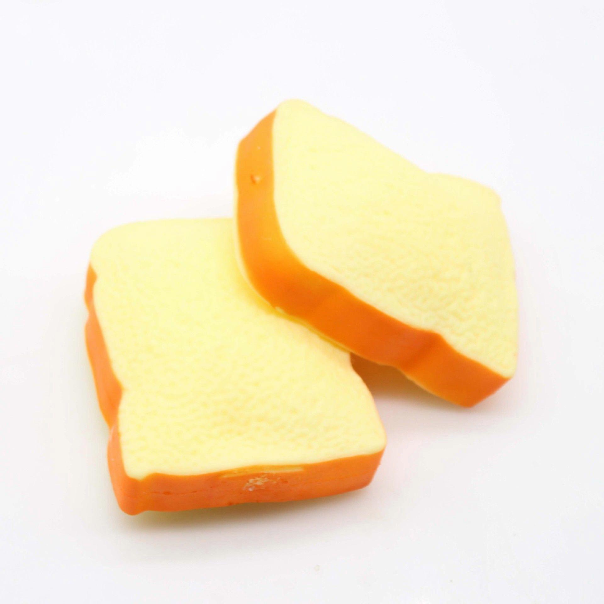 Toast Bread Slow Rebound TPR Toy to Vent and Decompress