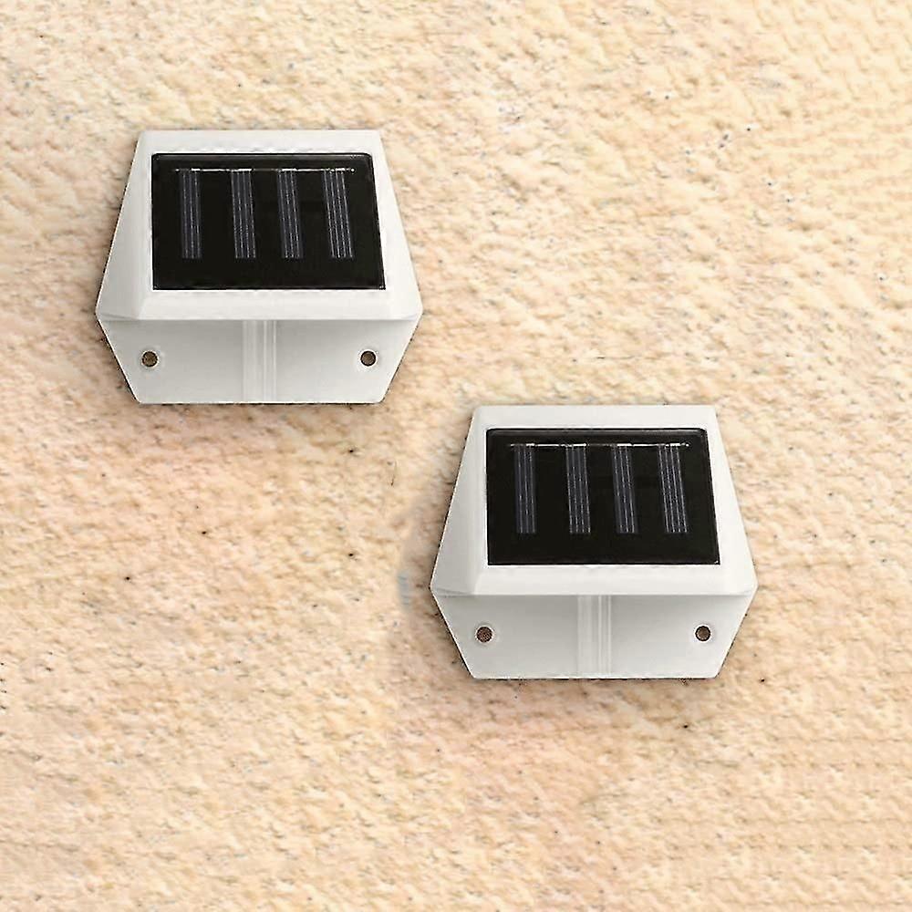 2Pcs Creative Outdoor Solar Wall Lights