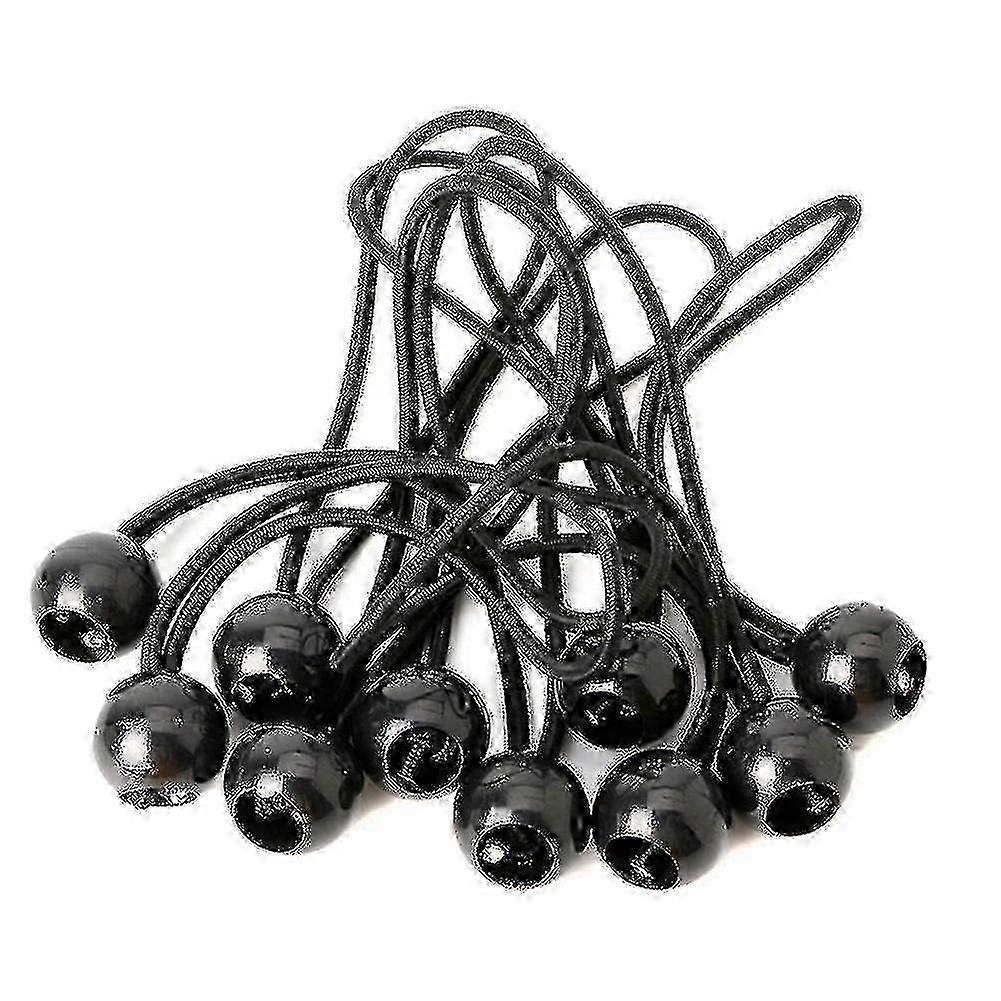 50pcs High Elastic Bungee Cords for Tent & Trampoline Plastic Ball Head Design