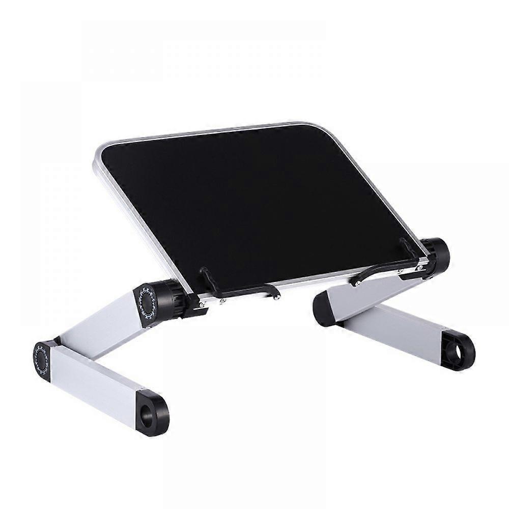 Versatile Portable Laptop Desk, Aluminum Alloy Frame Ensures Durability, Multi-adjustment Points For Eye-level Reading, Foldable Stand For Easy