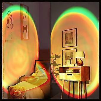 Proiettore per tramonto a 16 colori cangianti con 4 modalità di illuminazione, luce notturna USB rotante a 180° con telecomando | Leroy Merlin